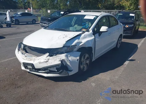 2013 Honda Civic Lx z USA, uszkodzony, nr VIN 19XFB2F5XDE240012